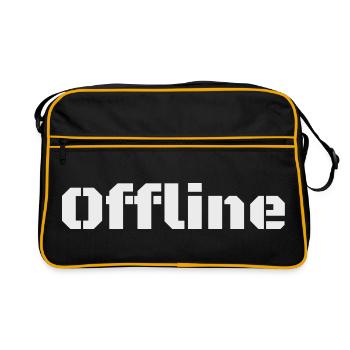 Offline - Retro Bag - black/gold - Front