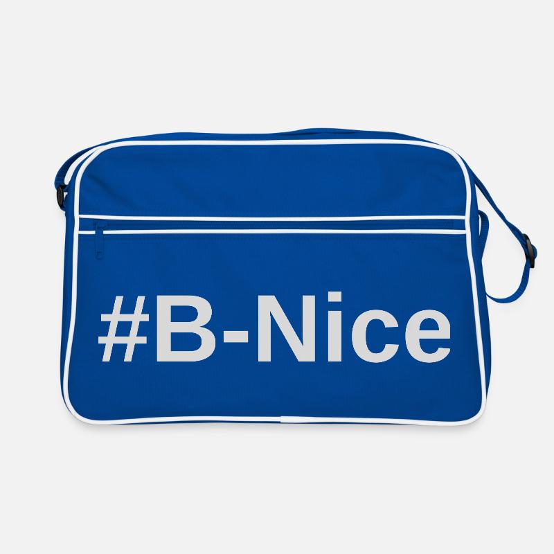 #B-nice print Retro Bag