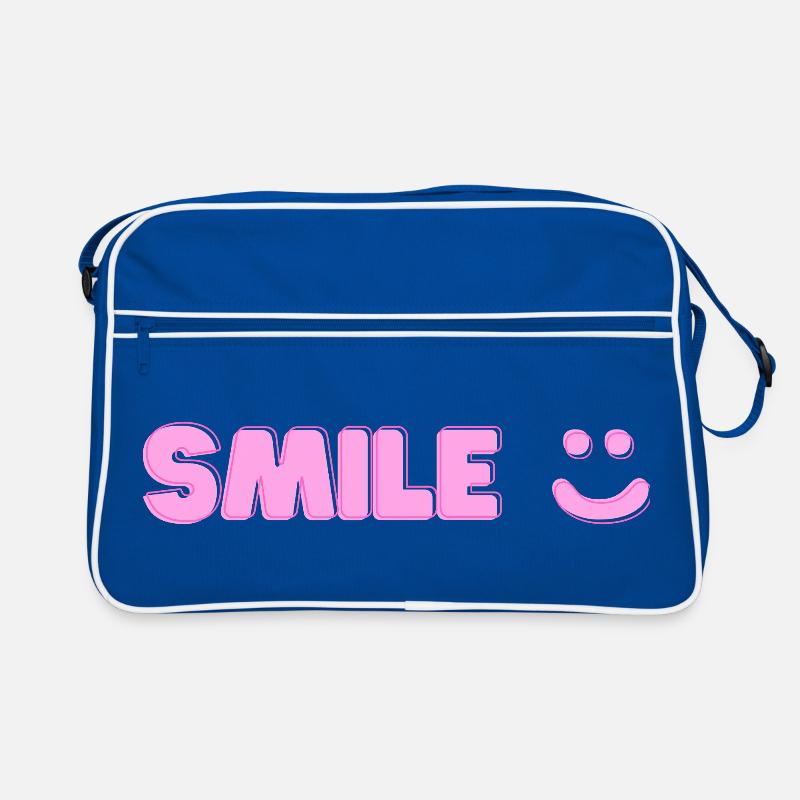 Smile print Retro Bag