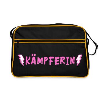 Fighter - Retro Bag - black/gold - Front