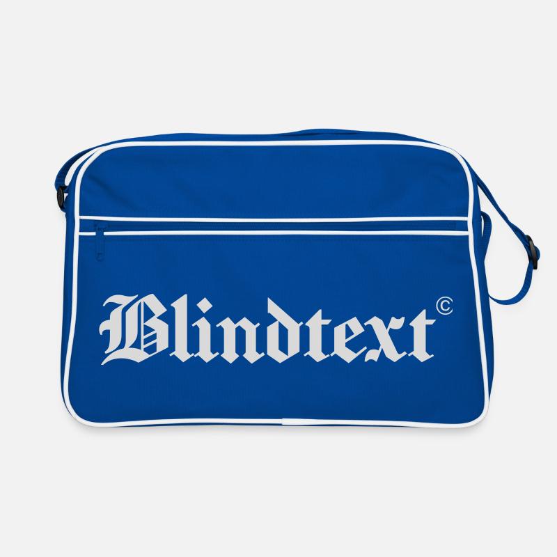 Blindtext Retro Tasche