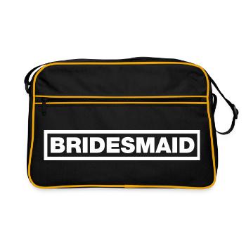 Demoiselle d’honneur en blanc (Demoiselle d’honneur) - Sac Retro - noir/or - Devant