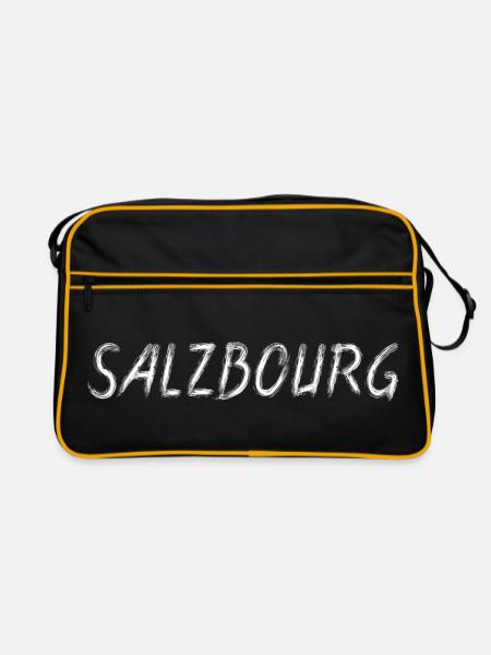 Salzburg Brush Blanc Urbain - Sac Retro - noir/or - Devant