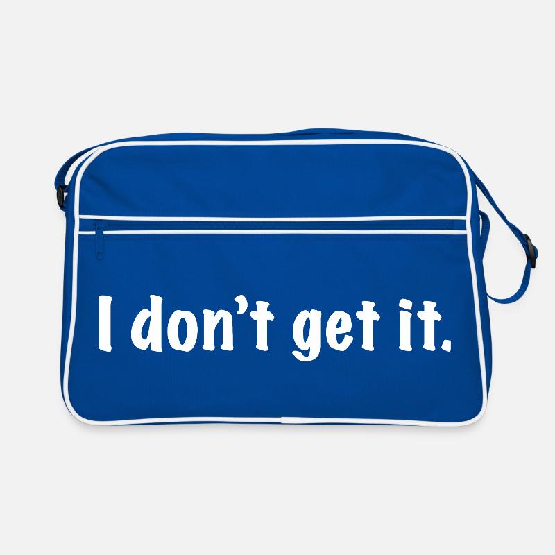 Je ne comprends pas, je ne comprends pas, ne vérifie pas Sac Retro