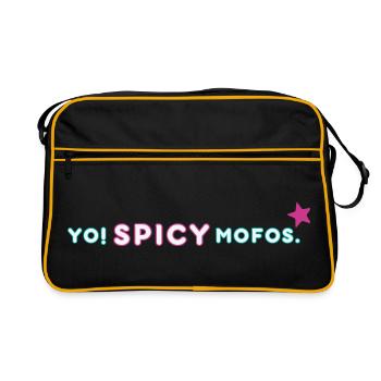Yo ! Épicé. | Style rétro de l’an 2000 - Sac Retro - noir/or - Devant