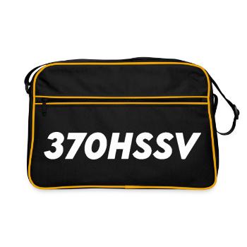 Asshole - 370HSSV White - Retro Bag - black/gold - Front