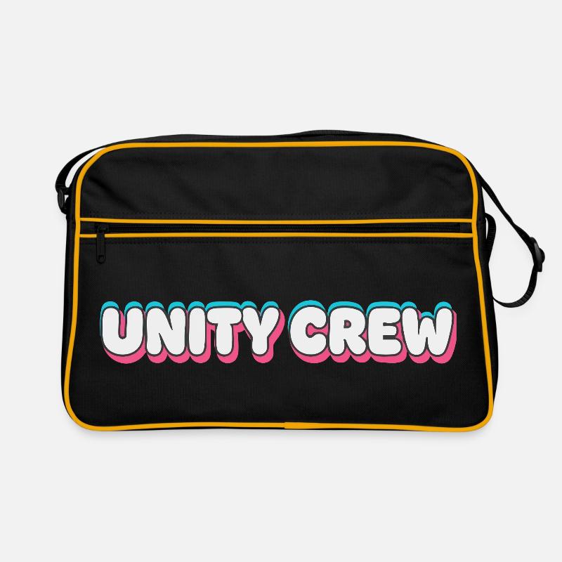 Unity Crew Graffiti-Farbblase Retro Tasche