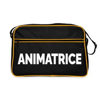 Moderator - Retro Tasche - Schwarz/Gold - Vorne