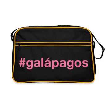 Île Galápagos - Sac Retro - noir/or - Devant