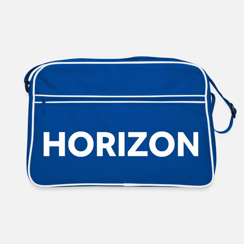 Weißer Horizont Retro Tasche