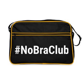 NoBraClub Blanc - Sac Retro - noir/or - Devant