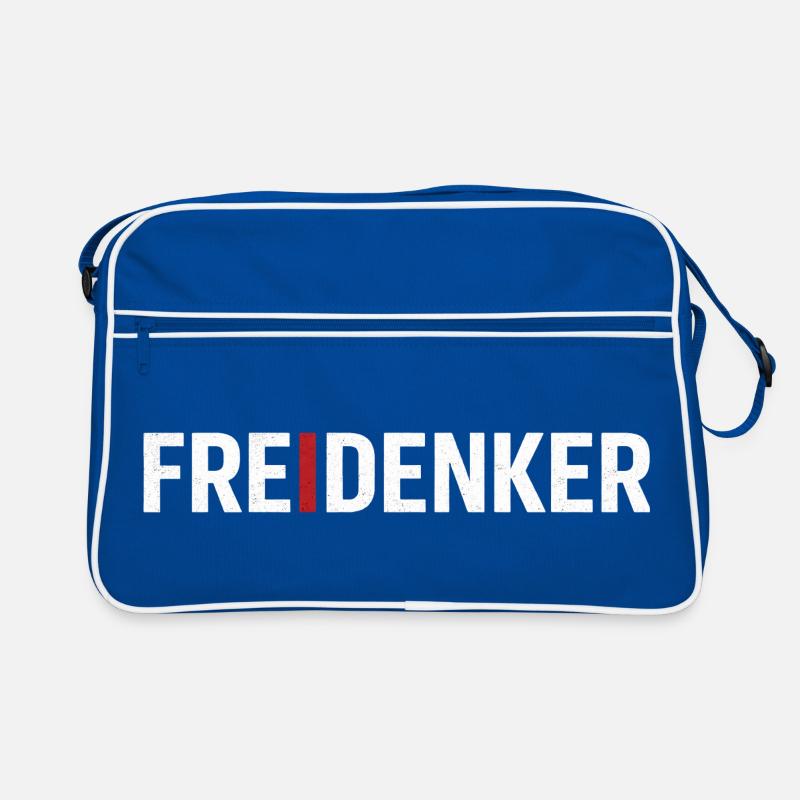 Freethinkers – Strong Typography Statement Retro Bag