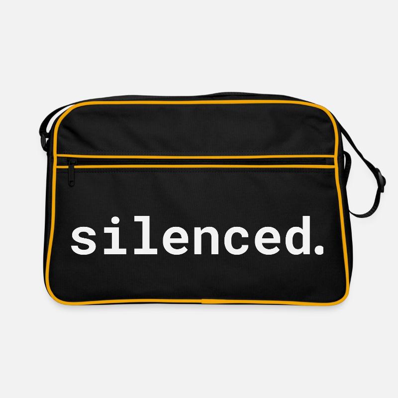 Conception typographique silencieuse Sac Retro