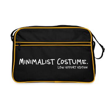 Minimalist Costume Low Effort Edition Carnival - Retro Bag - black/gold - Front