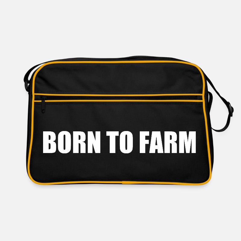 Né pour la ferme – Expression Fermier & Traktor Sac Retro