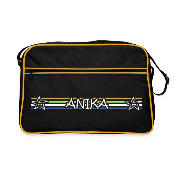 Anniversaire Anika - Sac Retro - noir/or - Devant