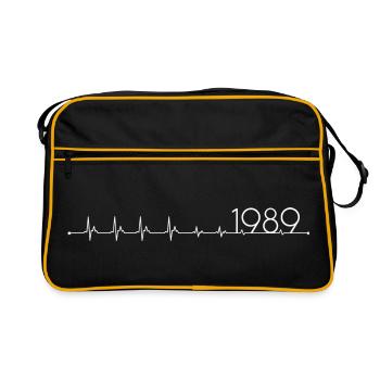 The Beat of 1989 - Retro Bag - black/gold - Front