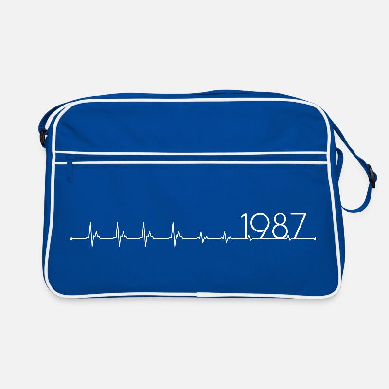 1987 Battement de cœur Sac Retro