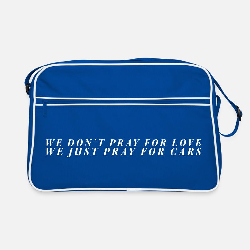 Car Prayers kühne Typografie Retro Tasche