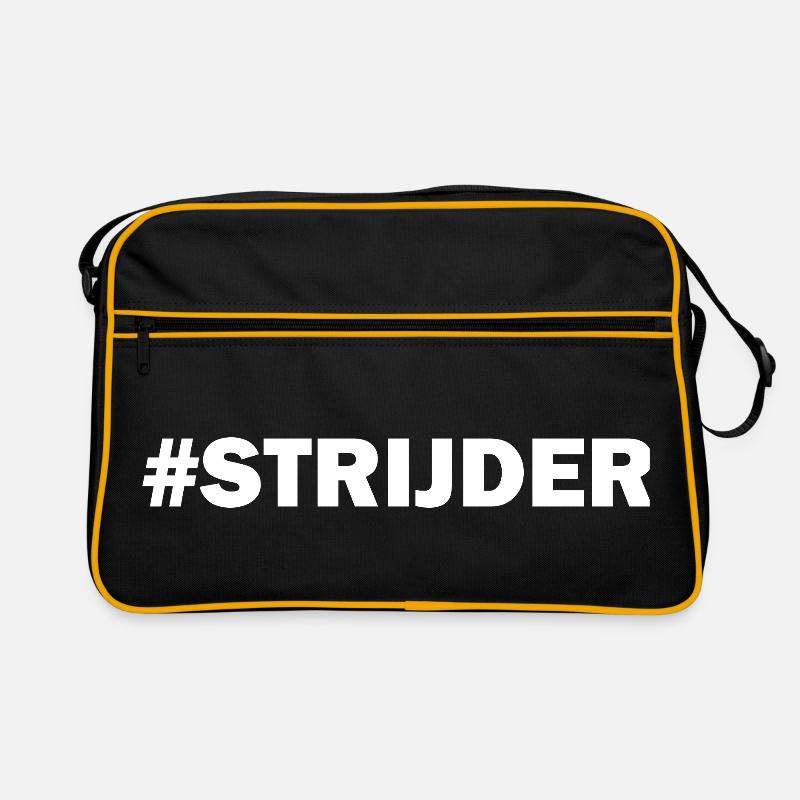 Krieger Weiß - Retro Tasche - Schwarz/Gold
