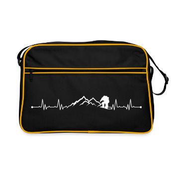 Please upload design - Retro Bag - black/gold - Front