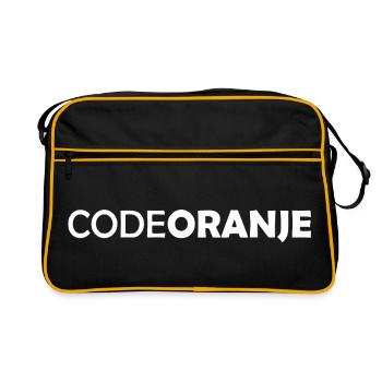 Code Oranje - Pays-Bas - Niederlande - Sac Retro - noir/or - Devant