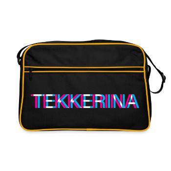 Hardtekk Tekk - Retro Bag - black/gold - Front