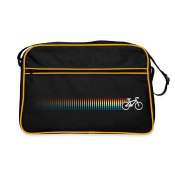 Vélo rétro - Sac Retro - noir/or - Devant