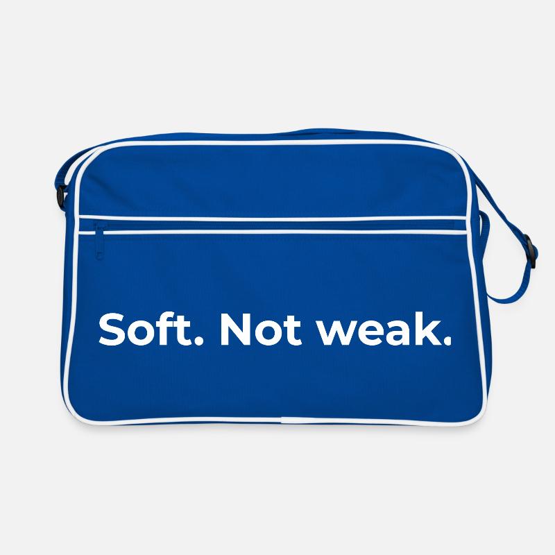 Citation Renforcée | Doux, pas faible - Blanc Sac Retro