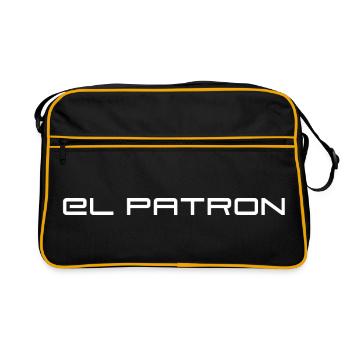 El Patron – The Chef Look - Retro Bag - black/gold - Front