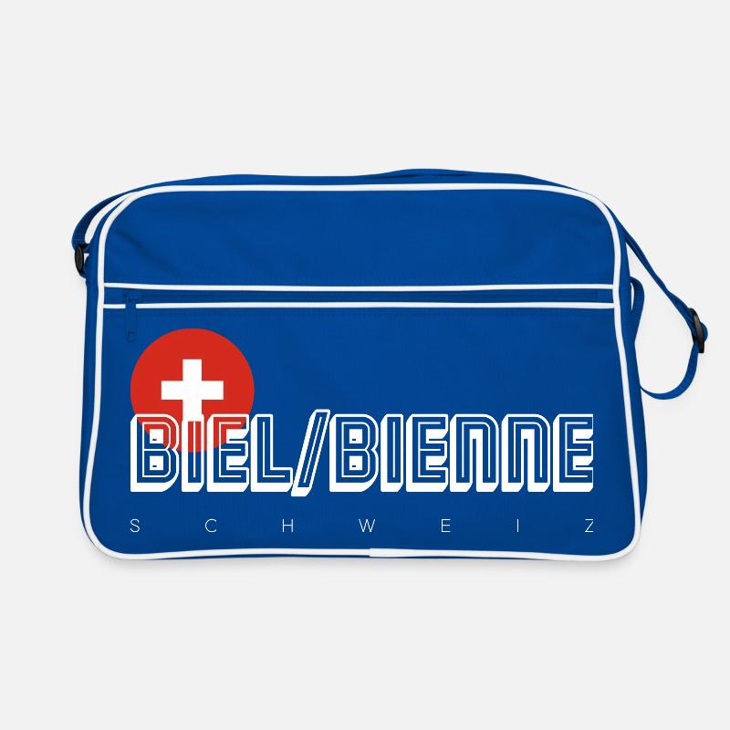 Croix Suisse Typographie Gras Sac Retro