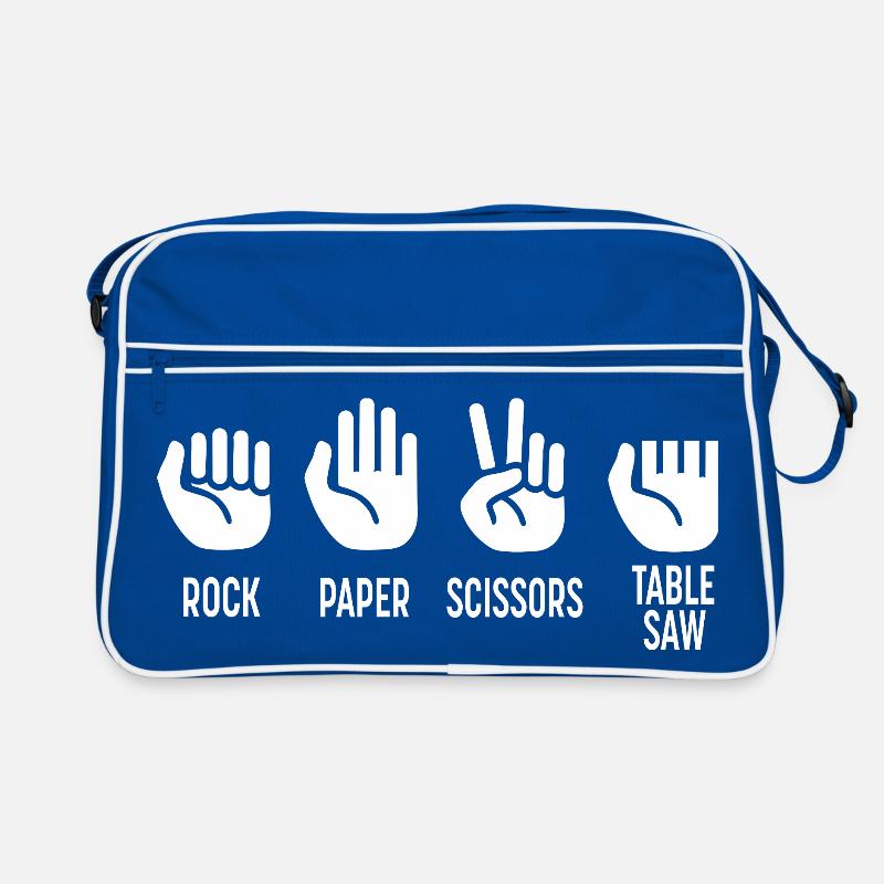 Ciseaux Pierre Papier Table Scie Artisan Sac Retro