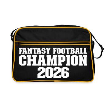 Champion de Fantasy Football 2026 Fantasy Football - Sac Retro - noir/or - Devant