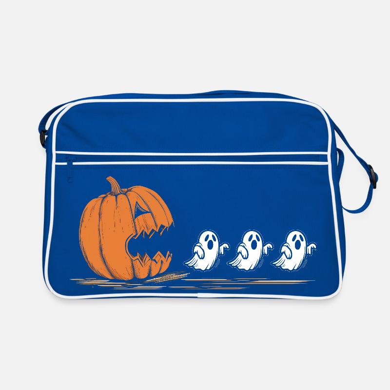 Cracking Pumpkin Ghost Parade Retro Bag