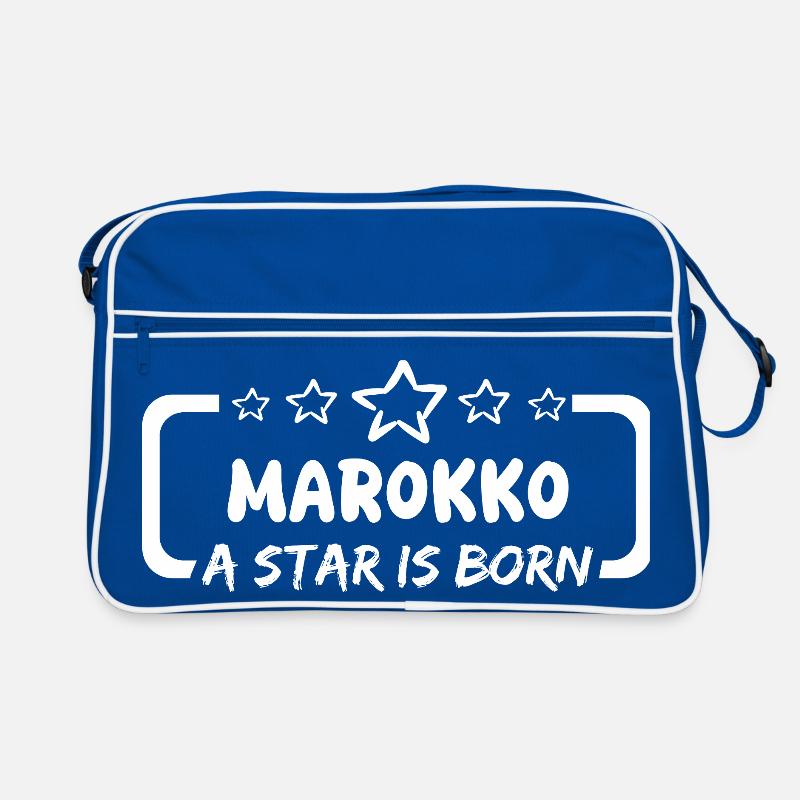 Marokko als Held Retro Tasche