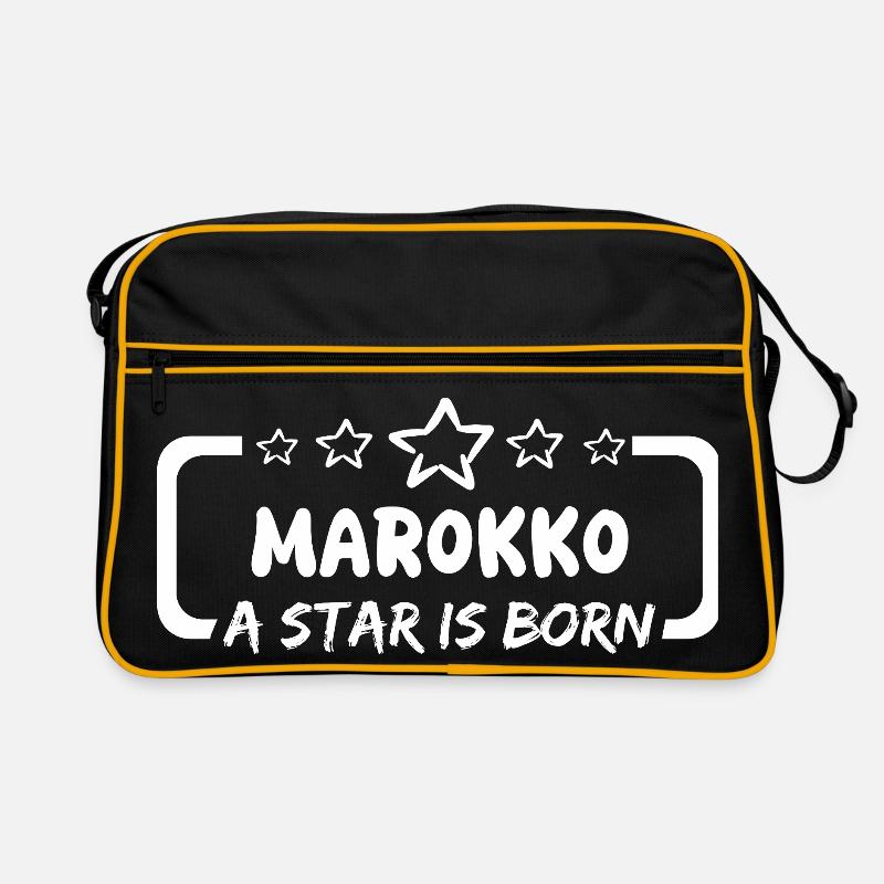 Marokko als Held Retro Tasche