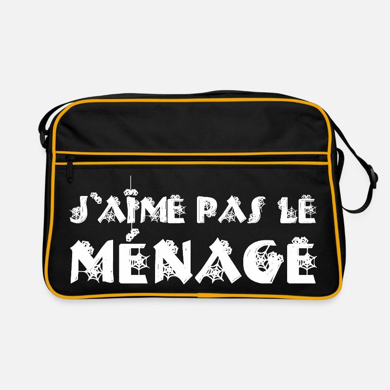 ICH PUTZE NICHT GERNE! Retro Tasche