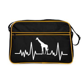 Zoo Gardien de zoo Gardien de zoo Vintage Zoo Wildlife - Sac Retro - noir/or - Devant