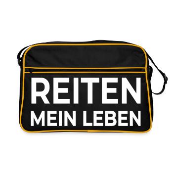 Chevaucher - Sac Retro - noir/or - Devant