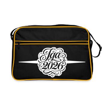 Jga 2026 Enterrement de vie de garçon - Sac Retro - noir/or - Devant