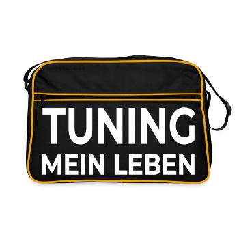 tuning - Retro Bag - black/gold - Front