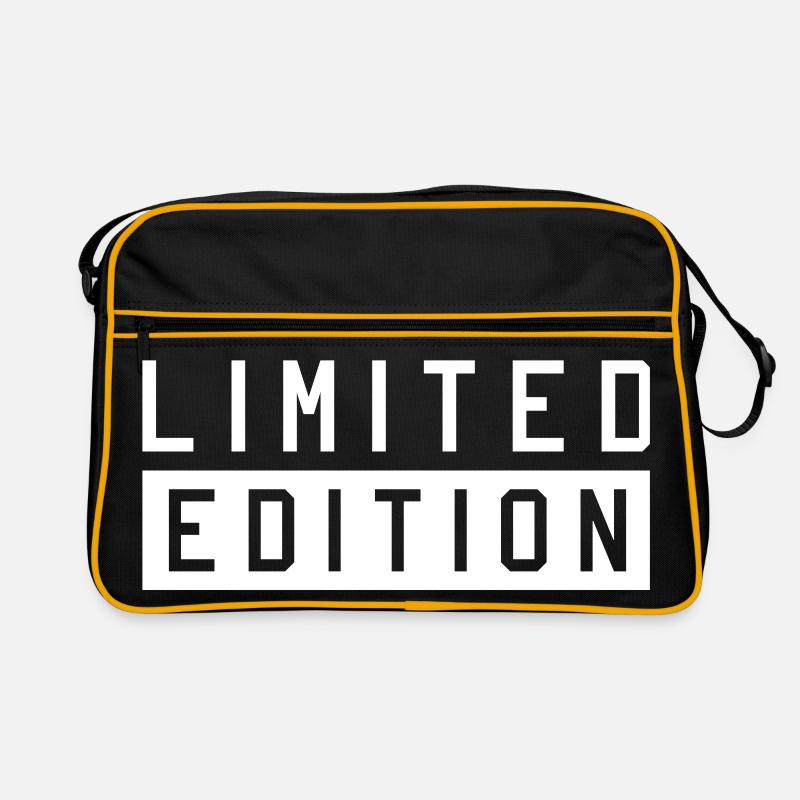 Limited Edition - Retro Tasche - Schwarz/Gold