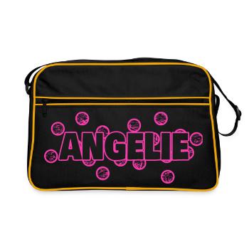 Cadeau pour Angelie - Sac Retro - noir/or - Devant