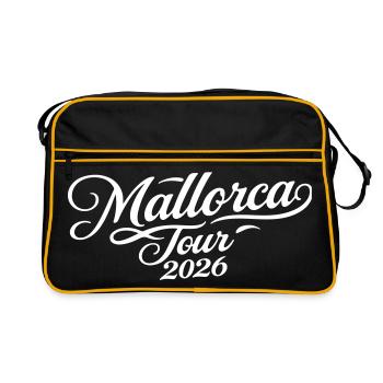 Tournée de Majorque 2026 - Sac Retro - noir/or - Devant