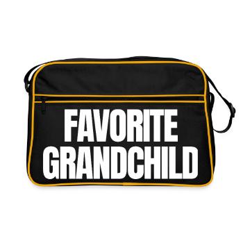 Petit-enfant préféré - Sac Retro - noir/or - Devant