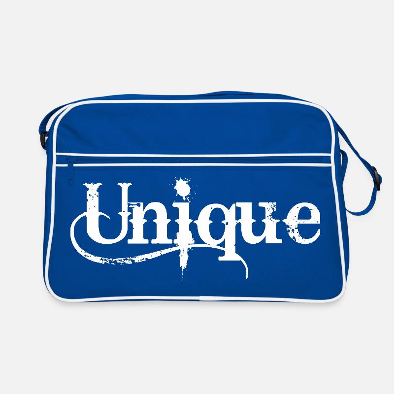 Unique Einzigartig Unikat Selbstwert Einzig Artig Retro Tasche