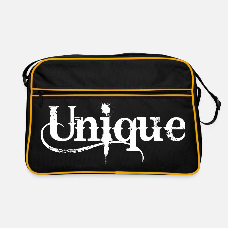 Unique Einzigartig Unikat Selbstwert Einzig Artig Retro Tasche