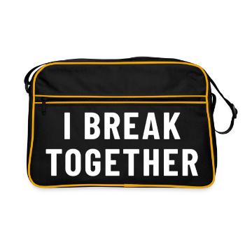 Je me casse ensemble Denglish - Sac Retro - noir/or - Devant