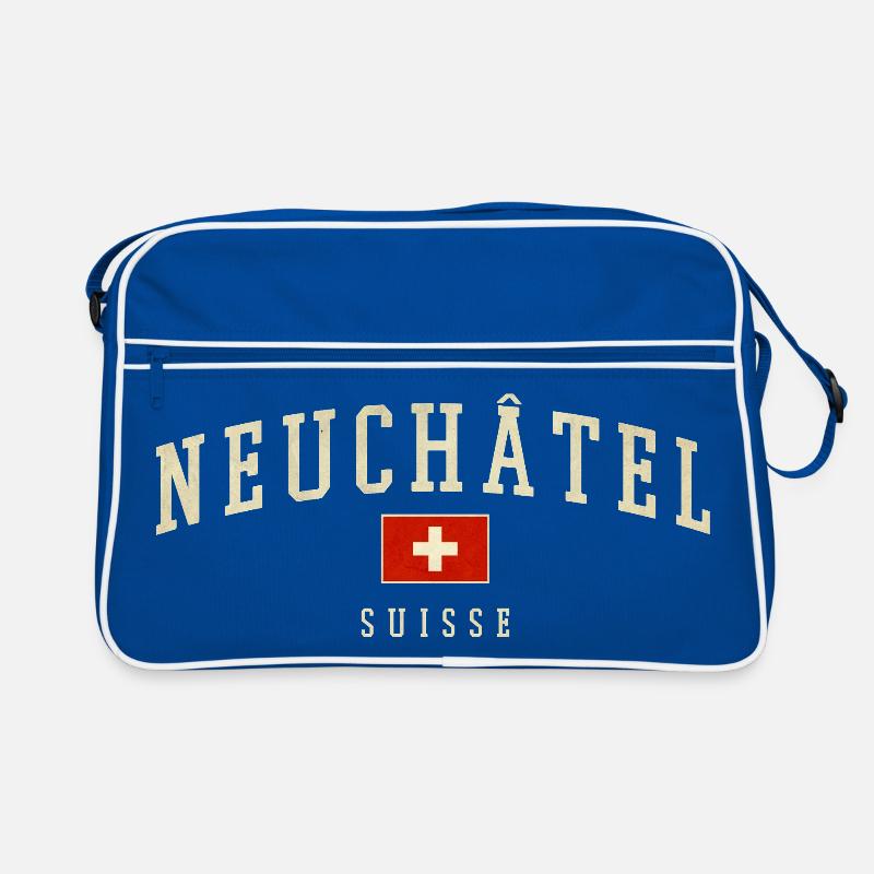 Maillot Logo de Neuchâtel Suisse Sac Retro