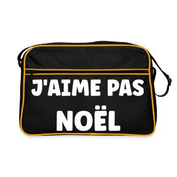 I don't like Christmas - Retro Bag - black/gold - Front